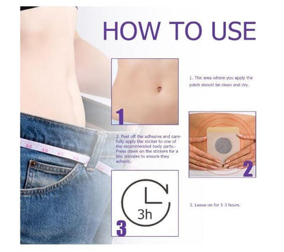 Slimming Body Patches for Effortless Weight Management Belly Button Stickers (30 Patchs)