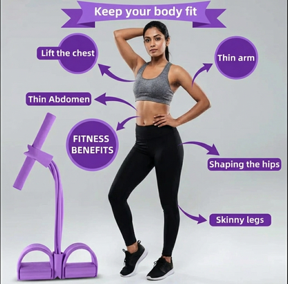 Extra Strong Multi-Function Yoga Pedal Puller Resistance Band for Yoga, Fitness & Home Gym