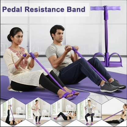 Extra Strong Multi-Function Yoga Pedal Puller Resistance Band for Yoga, Fitness & Home Gym