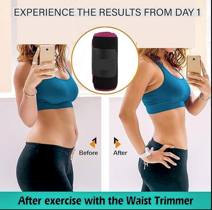 Lose Belly Fat Faster Womentia® Adjustable Premium Waist Trimmer Belt